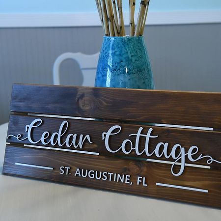 Cedar Cottage - Newly Renovated, Walk Downtown St. Augustine Exterior foto